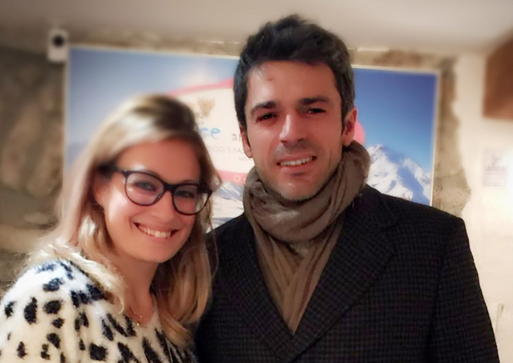 Celebrities: Luca Argentero da Prince and Princess a Courmayeur!