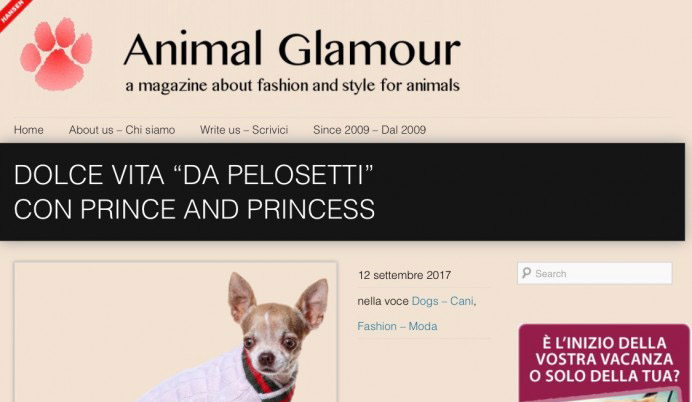 La nuova collezione “Classy and Fabulous” di Prince and Princess su Animal Glamour!